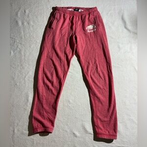 Roots Heathered  Red Joggers